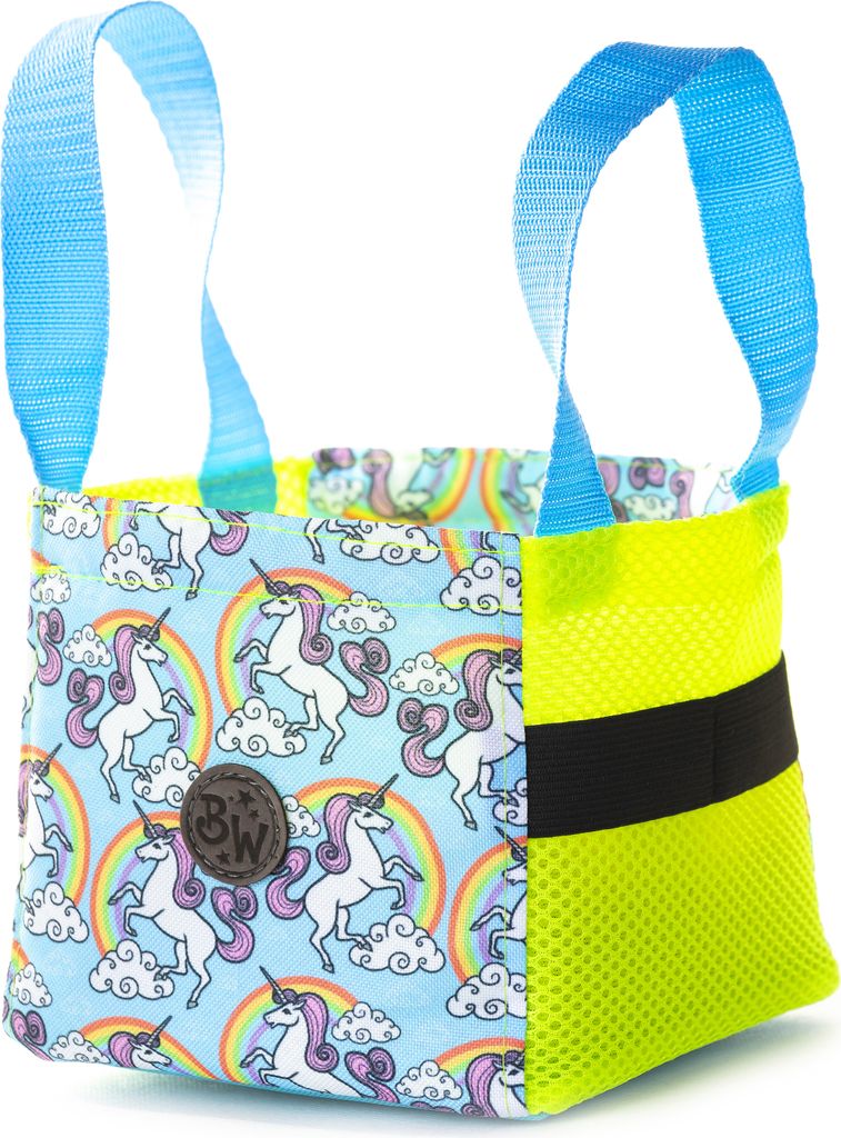 BAMBINIWELT Musikbox-Tasche Transporttasche Tasche für Hörwürfel z.B. Toniebox und Tigerbox Touch Halterung für Tonies KLEIN Modell 4
