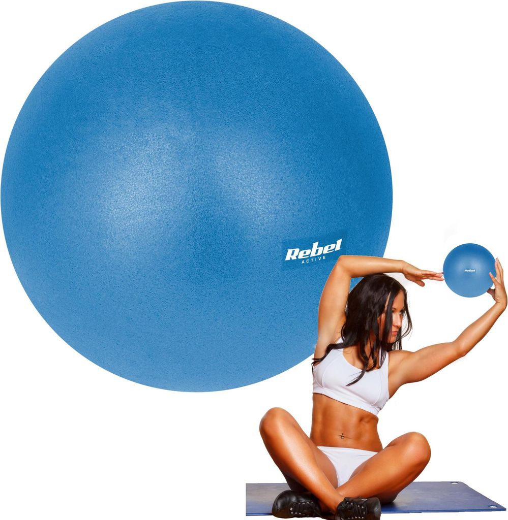 Mini piłka gimnastyczna do pilates rehabilitacyjna 25cm z Zdjęcie produktu 