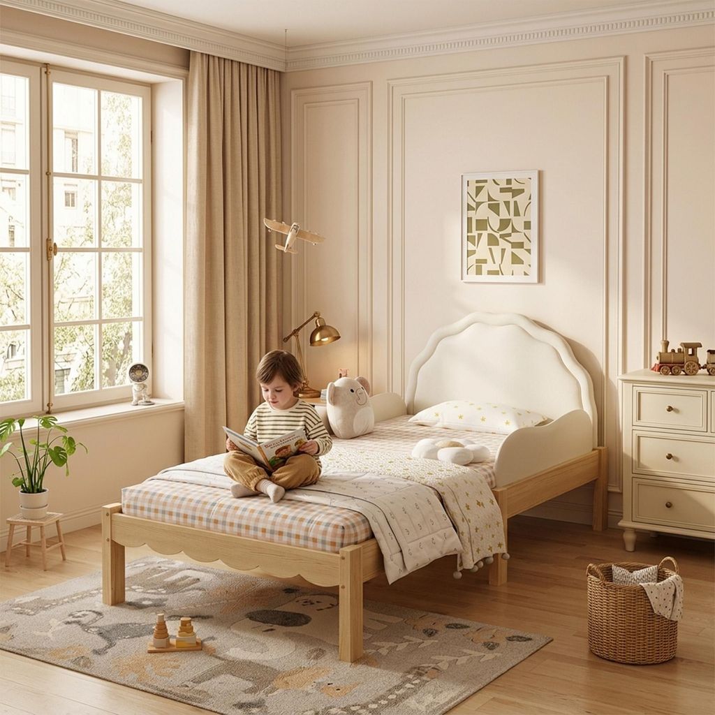 Lit d'enfant Flieks 90 x 200 cm avec barrière de sécurité, Image du produit 