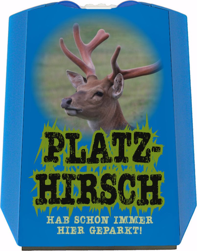 Platzhirsch Parkscheibe mit Hirsch Motiv