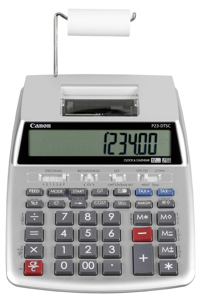 Canon P23-DTSC II - Calculatrice imprimante - LCD - 12 Image du produit 