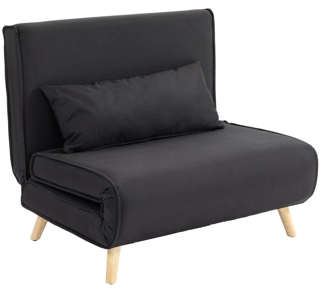HOMCOM Schlafsessel, 2-in-1 Schlafsofa mit Bettfunktion, Produktbild 