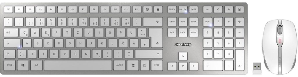 CHERRY DW 9100 SLIM, Bezdrôtový, RF Wireless + Bluetooth, Obrázok produktu 