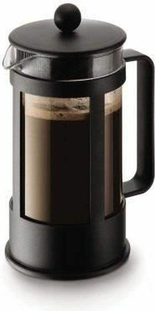 Bodum Kenya Kaffeebereiter - 1L / 8 Tassen - Manuelle French Press aus Borosilik