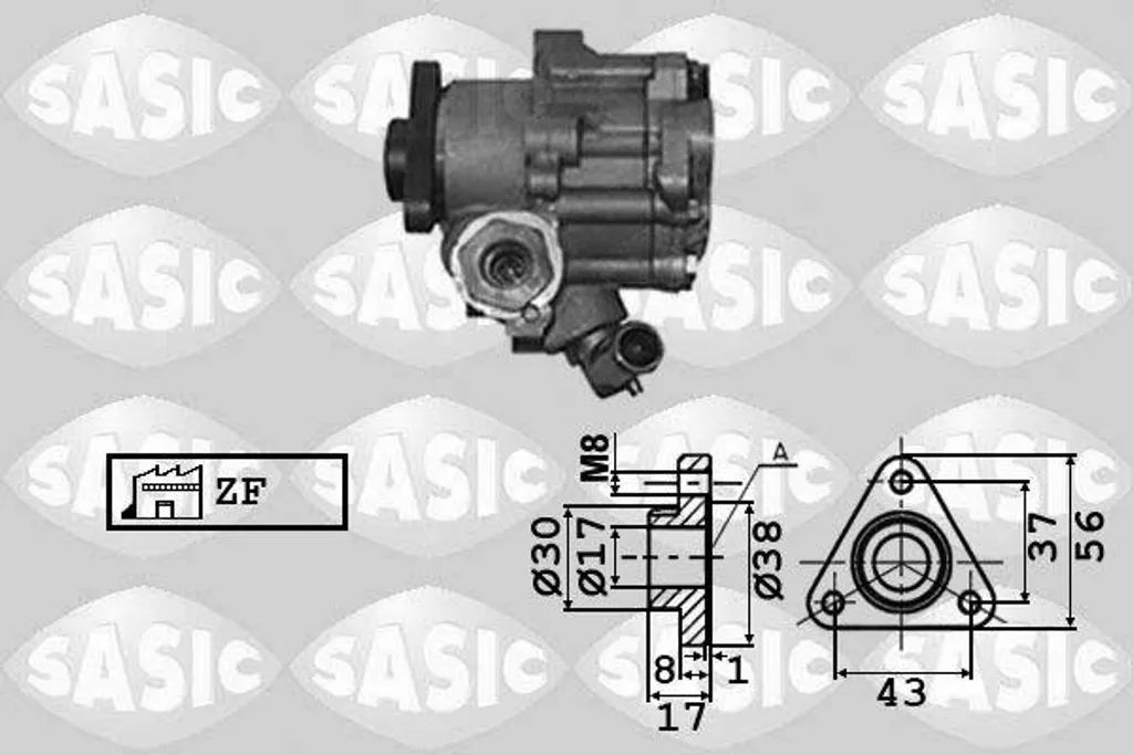Supprimer les bruits de direction Fiat avec pompe hydraulique 46436958
