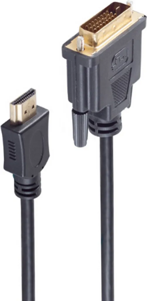 Cavo HDMI DVI shiverpeaks BASIC-S 2m - Basta Adattatori Inutili!