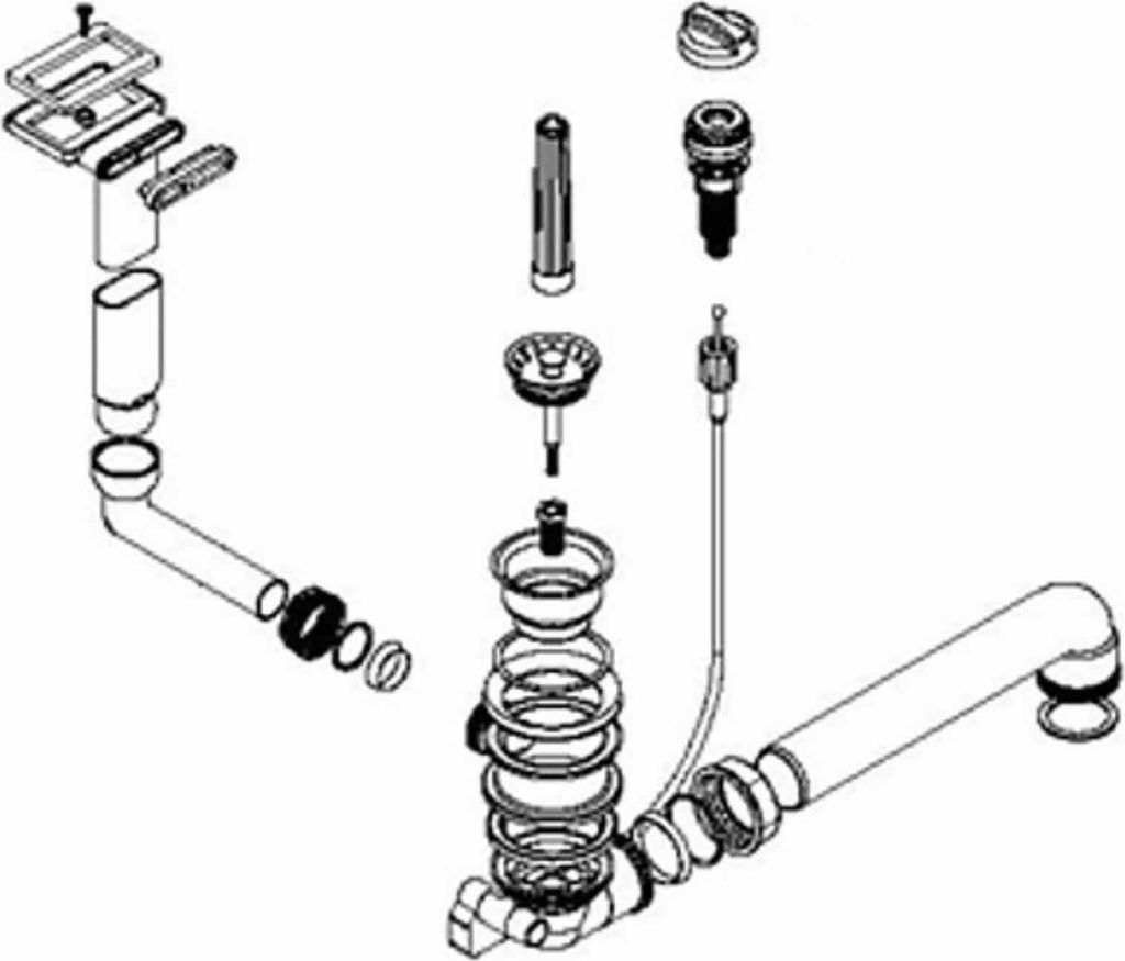 FRANKE Ablaufgarnitur für Euroform EFX 614 Produktbild 