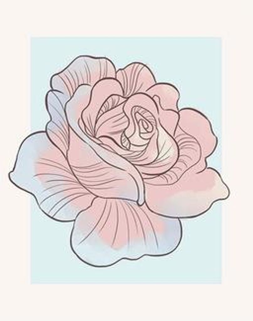 Kunstposter – Fleur De Cendrillon Rose – 40 x 50 cm