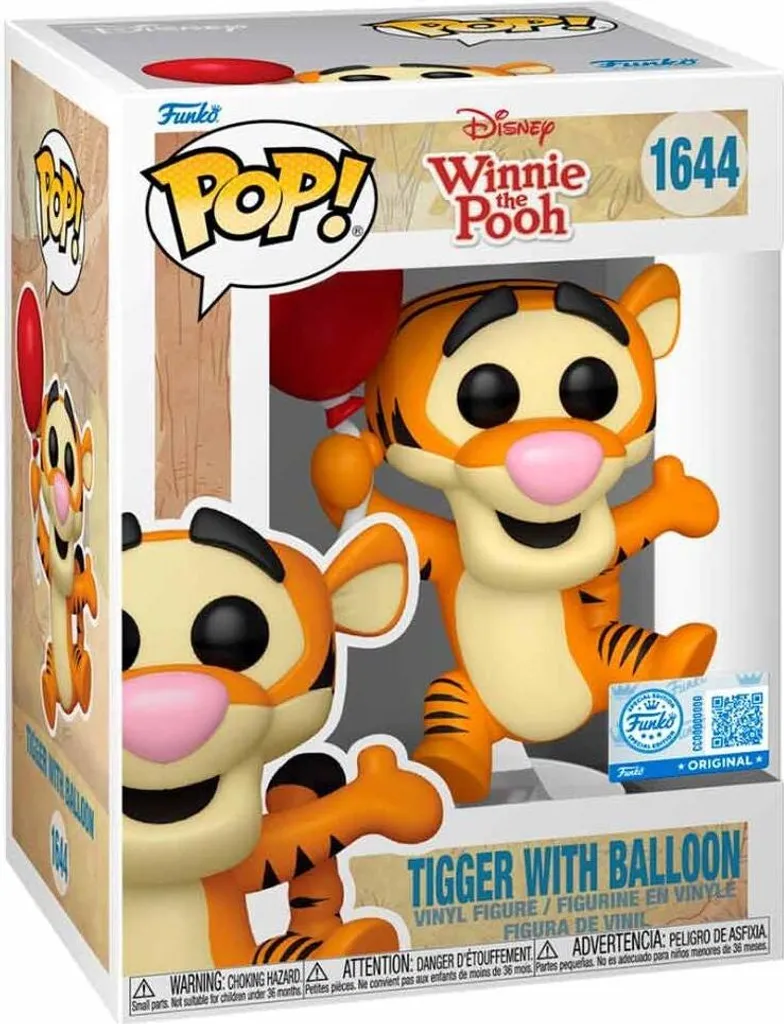 Statuette Tigrou avec son ballon - Jouet de collection Disney Pixar