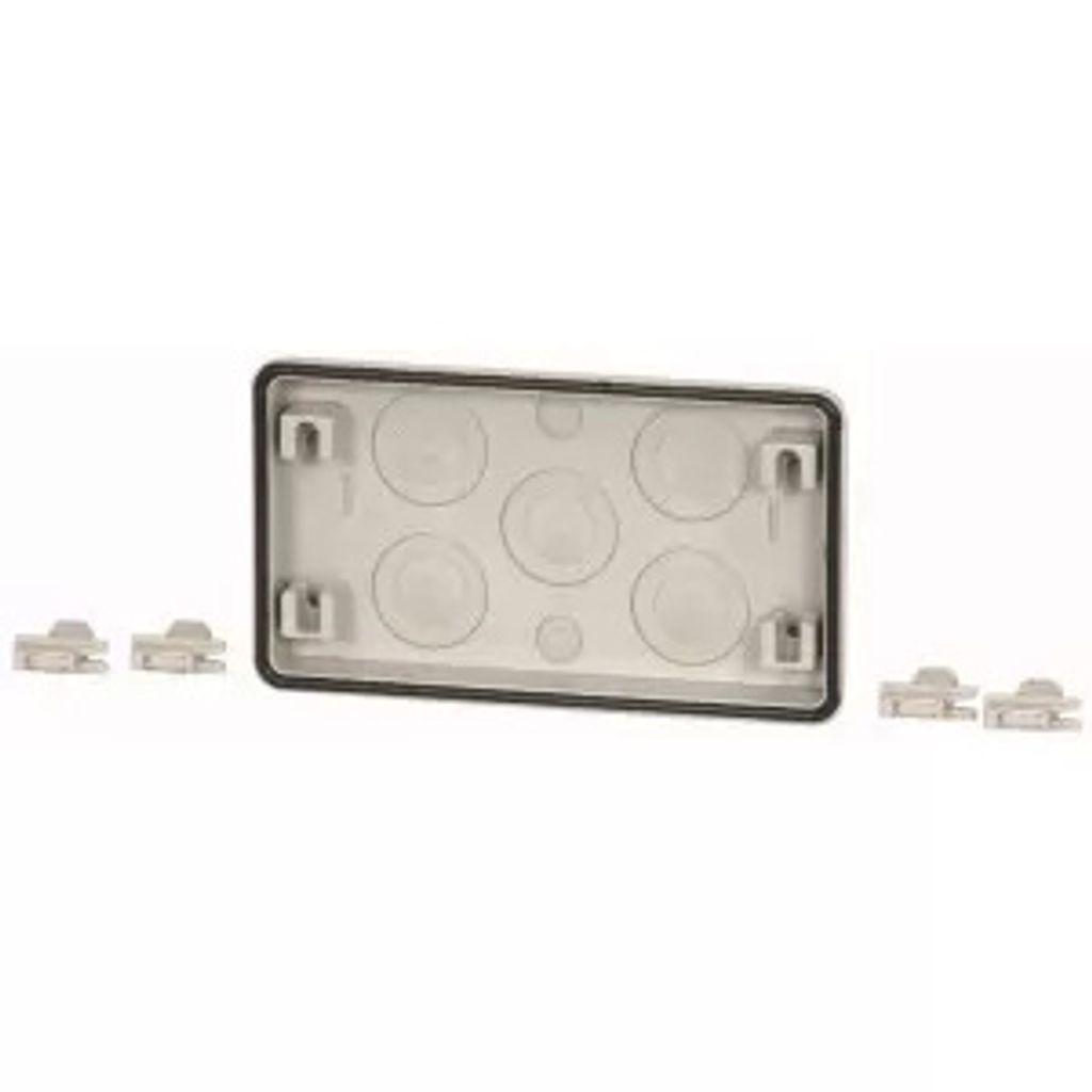 Eaton Flansch, Vorprägung, 1xM16, 5xM40/25HxBxT=116x250x23mm 022644