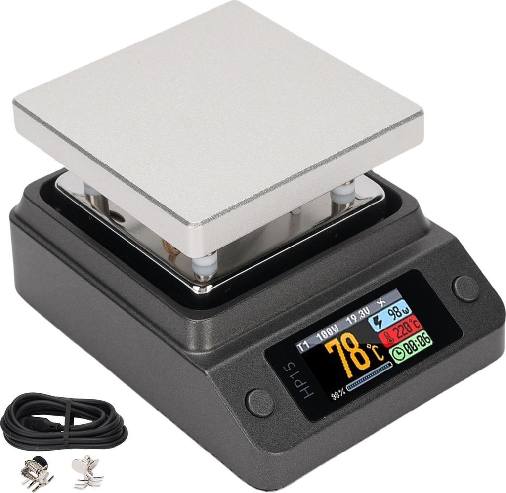 Lötplattform-Vorheiztisch 80šC350 ¡ãC, integrierter OLED-Bildschirm, Heißvorheiz-Chip-Lötstation
