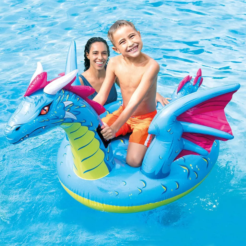 Dragon Gonflable Intex 57563 avec Poignées - Vinyle Robuste et Stable - 6