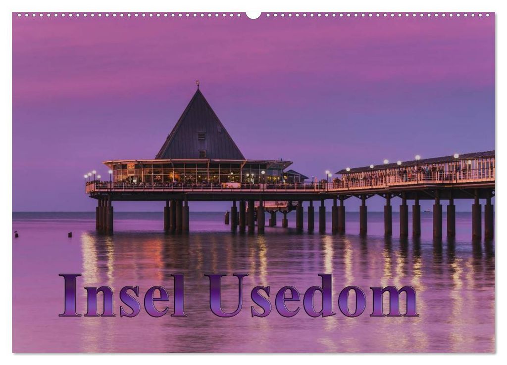 Insel Usedom (Wandkalender 2027 DIN A2 quer), CALVENDO Monatskalender