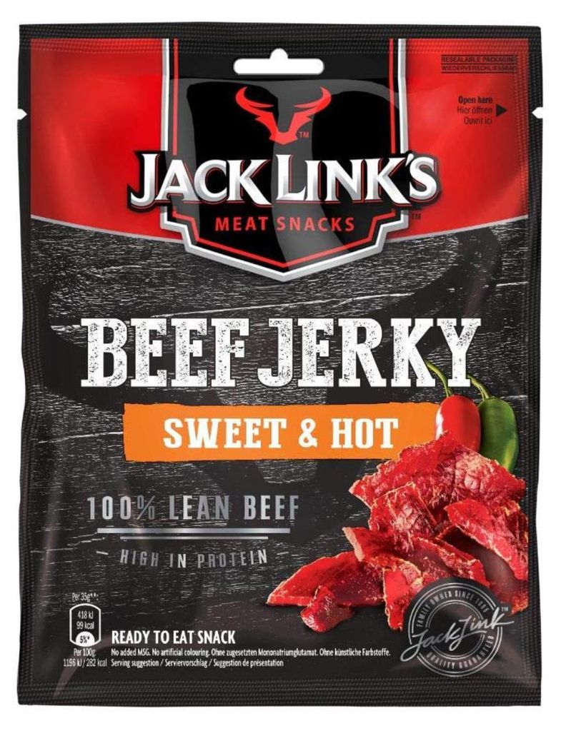 Jack Links Beef Jerky suszona wołowina o smaku Sweet Hot Zdjęcie produktu 