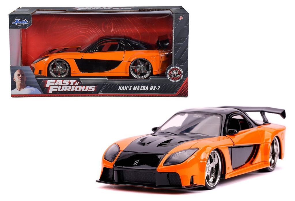 Fast & Furious Jada – model auta Mazda RX-7 v měřítku 1:24 Obrázek produktu 