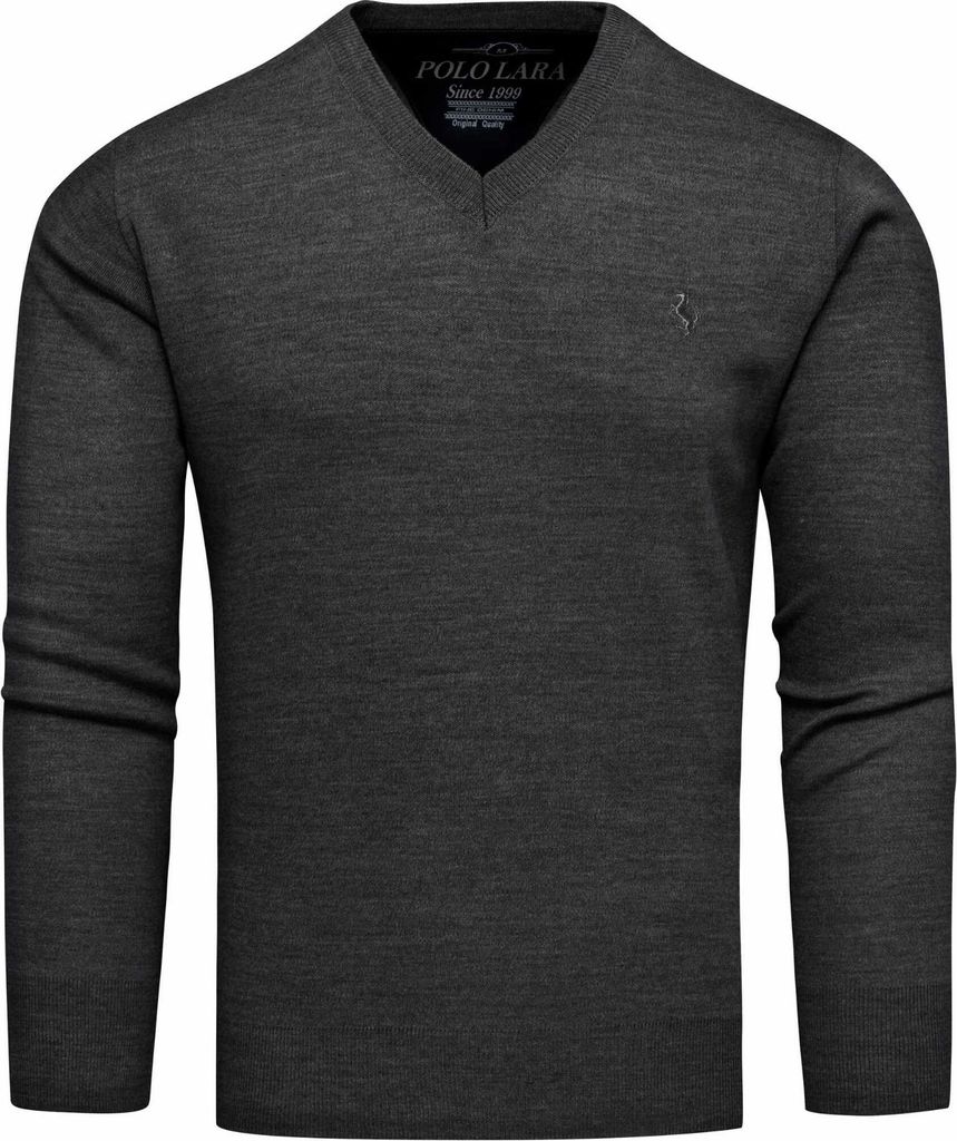Recea Klassischer Pullover für Männer Au graphit L