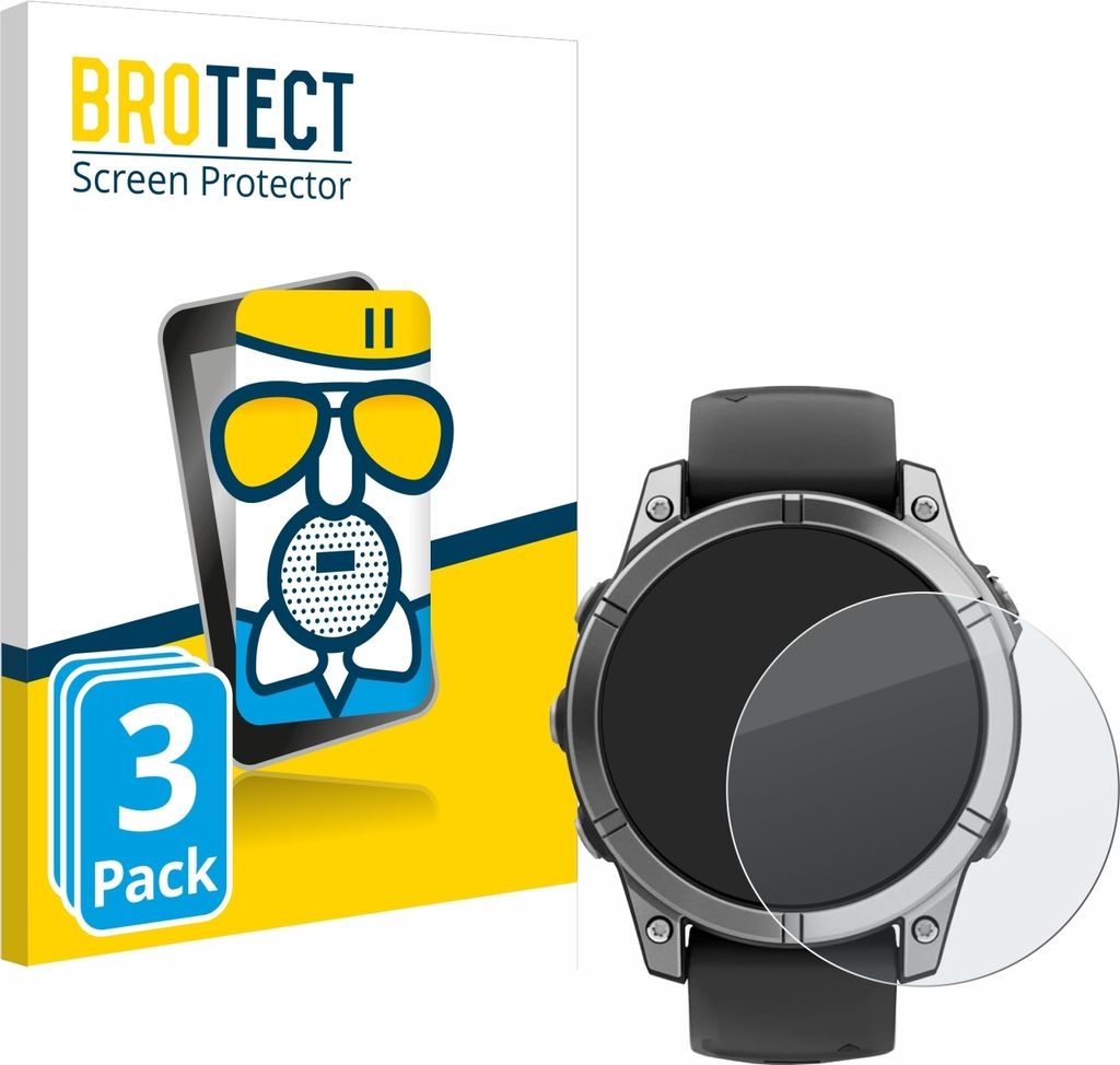 3x BROTECT Entspiegelungs Schutzglas für Garmin Fenix E Produktbild 