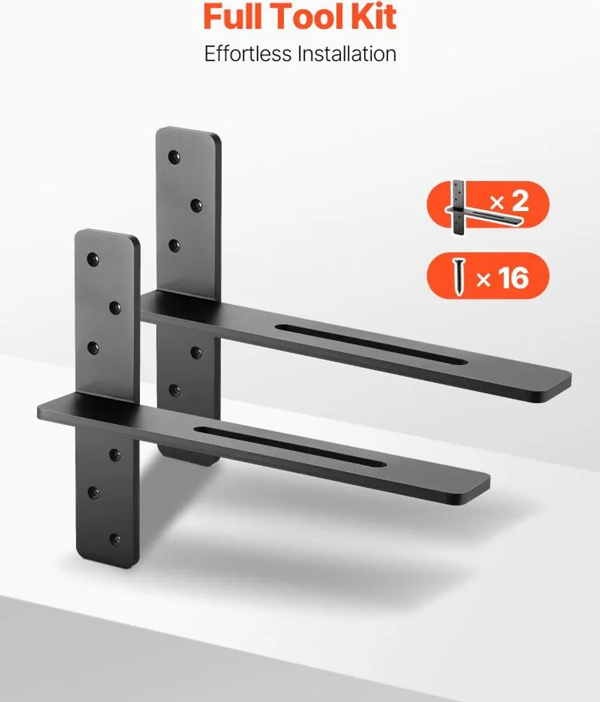 Équerre étagère charges lourdes 406mm pour fixation murale de garage - 6