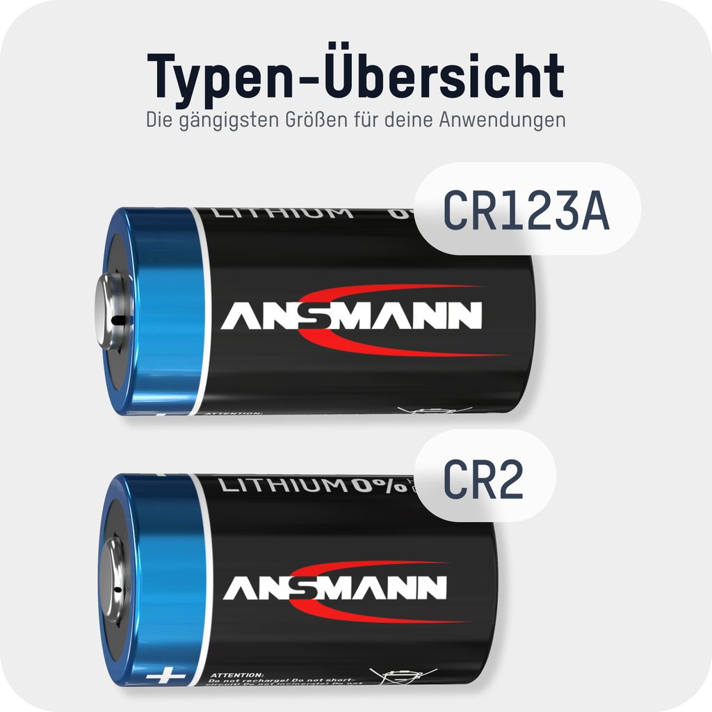 8x ANSMANN CR123A Lithium Batterie 3V Kaufland.de