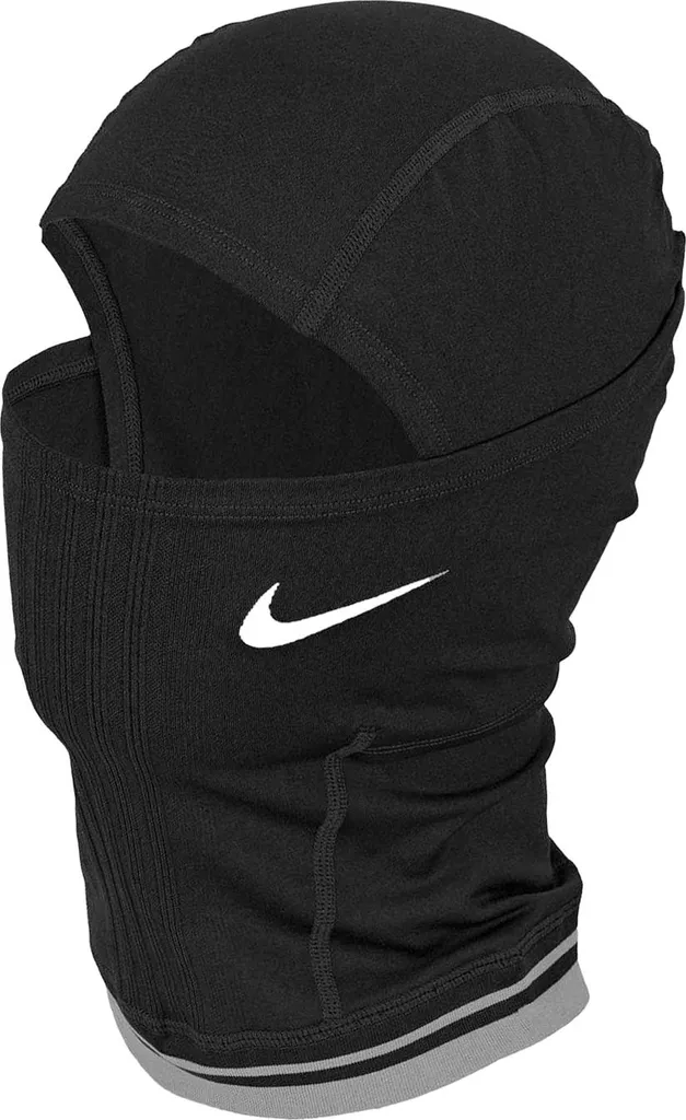 Cagoule Nike Hyperwarm Thermique Noir en Maille Jersey Souple CS2684