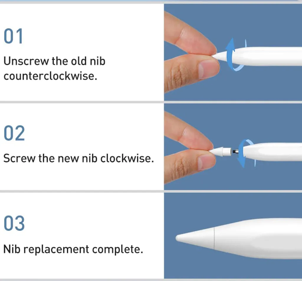Stylet Baseus Smooth Writing actif passif blanc à fixation magnétique - 18