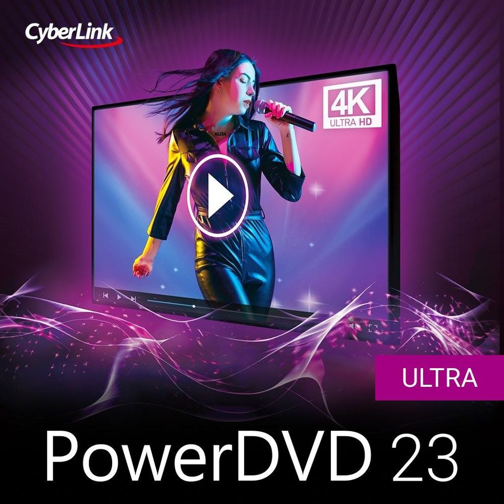Cyberlink PowerDVD 23 Ultra / 1 Gerät / Dauerlizenz / Produktbild 