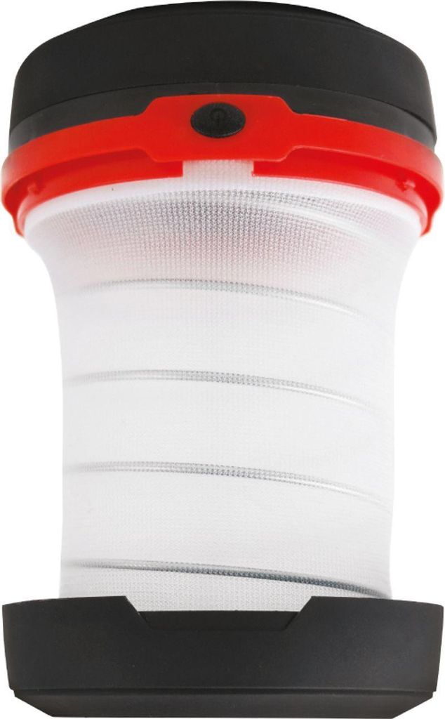 Lampe Strend Pro Camping, faltbar, Campinglaterne, 3xAA, rot, 8,5x5/13 cm