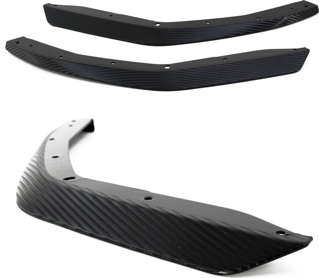 Sport Front Splitter Lip Flaps Performance CARBON LOOK für BMW 3er G20 ab 2019-