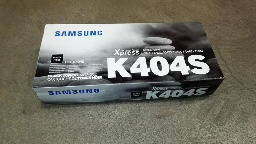 Samsung CLT-K404S Schwarz Original Tonerkartusche, Schwarz, Produktbild 