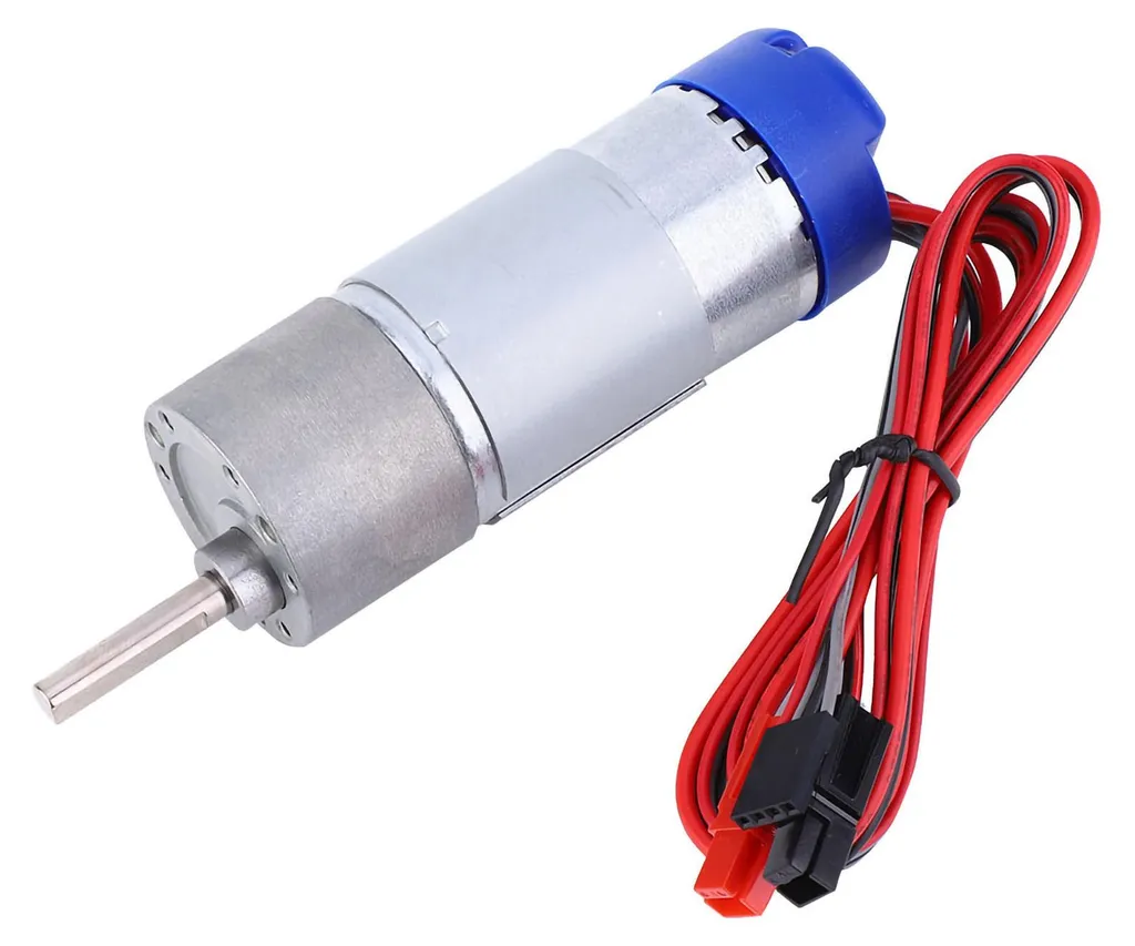 Moteur 100 tr/min 12V CC à encodeur pour kits robotiques et Tetrix - 9