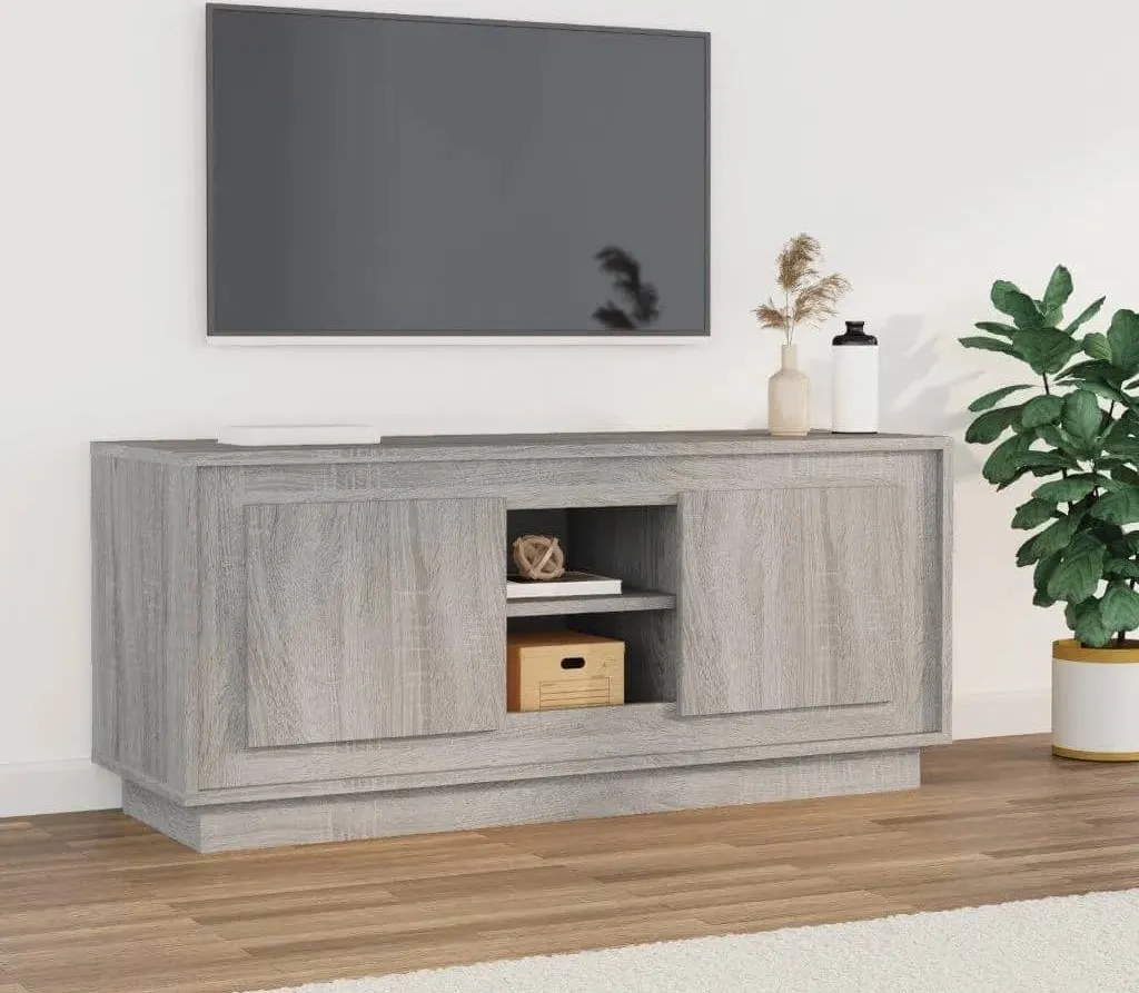 Mobile TV Grigio Sonoma 102x35x45 cm | Maison Exclusive Legno Moderno