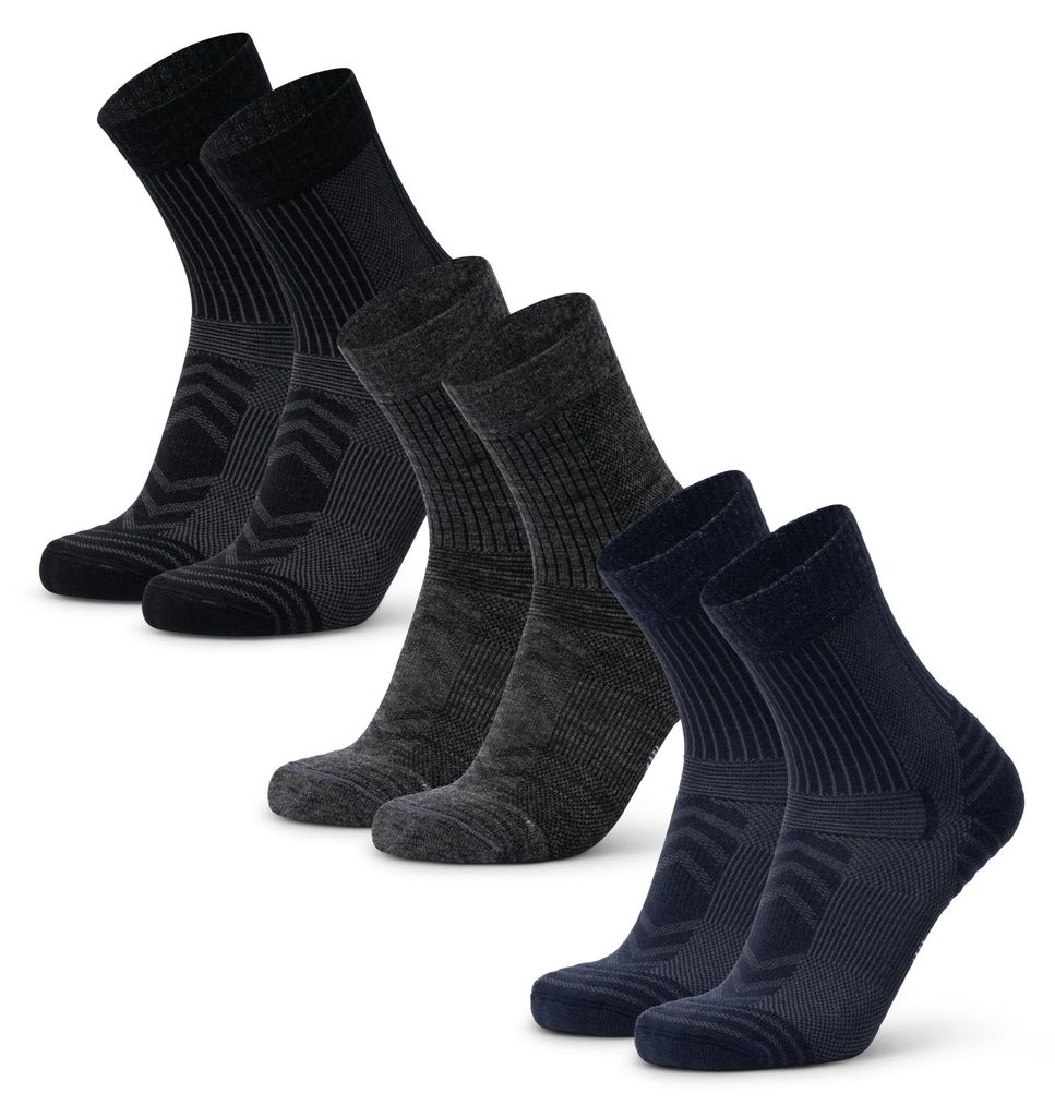 DANISH ENDURANCE Leichte Merino Wandersocken, 3 & 5 Paar, Produktbild 