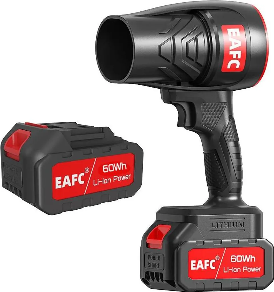 Souffleur d'air sans fil 300W avec 2 batteries Li-ion EU-a portatif
