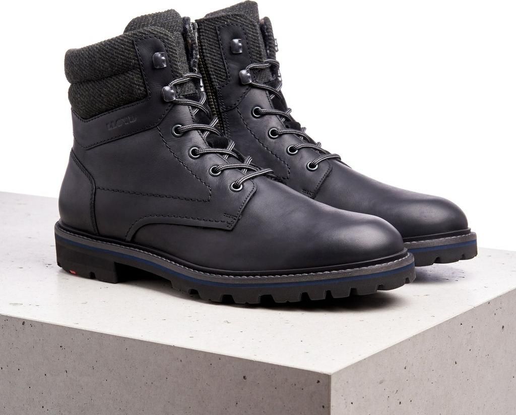 Schnürboots FLAVIO, 10-Englisch:71/2, Color:schwarz