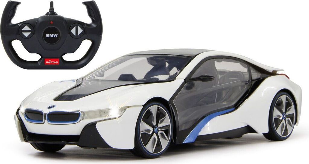 BMW i8, escala 1:14, color blanco, frecuencia 40 MHz Imagen del producto 