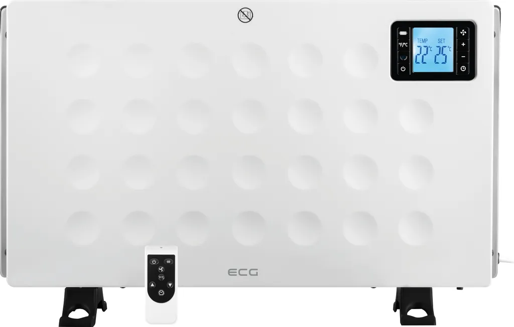 Convecteur ECG TK 2080 DR Blanc 2000W avec télécommande infrarouge - 2