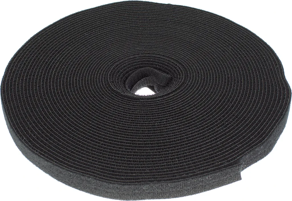 ACT CT4041 Rouleau de bande auto-agrippante extra-résistant - 5m Noir
