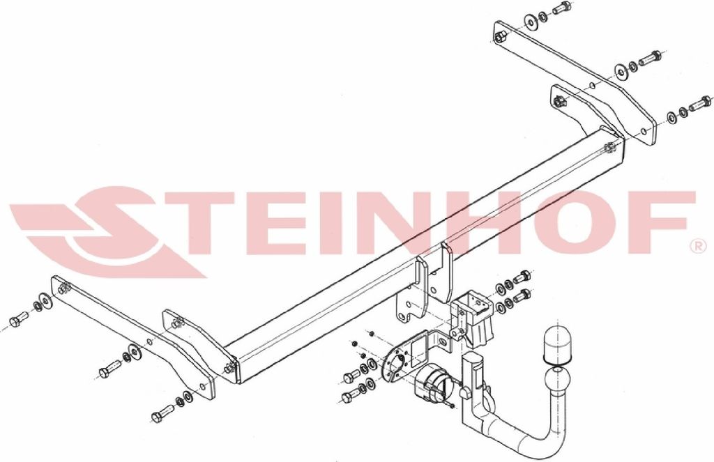 Z548031 Anhängerkupplung passend für SUZUKI Kizashi 2010- abnehmbar
