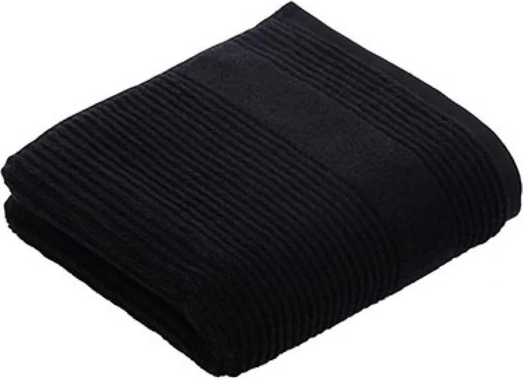 Vossen 119204 | Domani Asciugamano - Colore: Nero - Dimensioni: 50 x 100 cm