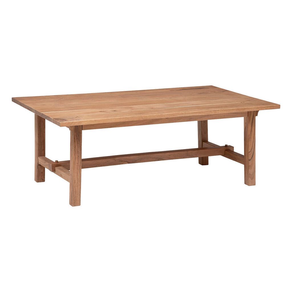 Couchtisch "jiling" aus akazienholz 110x60cm - Atmosphera créateur d'intérieur
