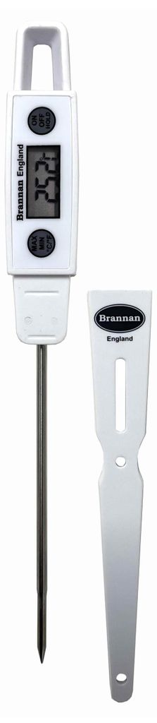 Digitale Lebensmittelsonde-Thermometer mit 2-Punkt-Kalibrierzertifikat