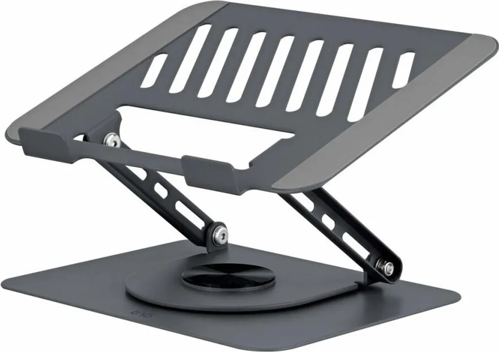 T'NB iClick Supporto Notebook Metallo Girevole | Ergonomia 360 Gradi
