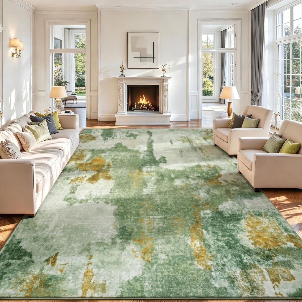 Waschbarer Teppich 160 x 230 cm für Wohnzimmer und Produktbild 