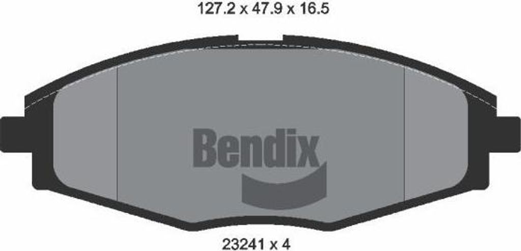 BENDIX Braking BPD1338 Bremsbelagsatz, Scheibenbremse OE CV60601502 kompatibel mit Matiz, Spark, Lanos