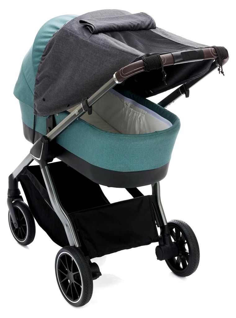 Sonnenschutz Universal für Buggy und Sportwagen - Sonnensegel mit UV Schutz 50+ und wasserdicht, mit Sichtfenster