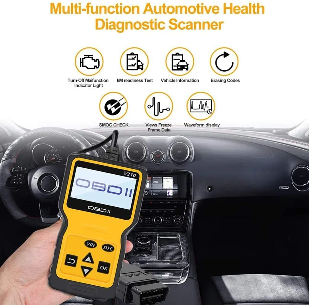 Scanner OBD2 Lecteur de Code Défaut Moteur pour Voiture Protocole CAN