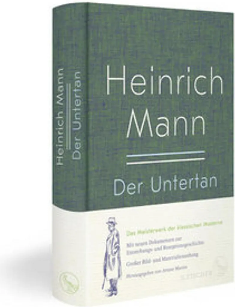Der Untertan - Roman de Heinrich Mann avec impression large pour confort