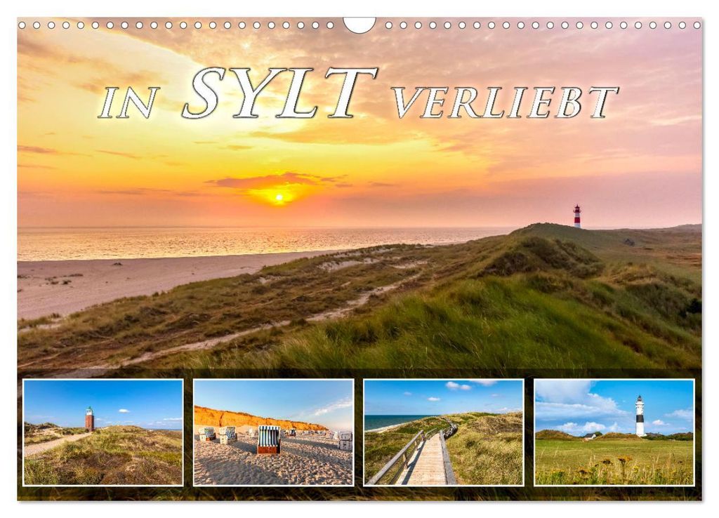 IN SYLT VERLIEBT (Wandkalender 2027 DIN A3 quer), CALVENDO Monatskalender