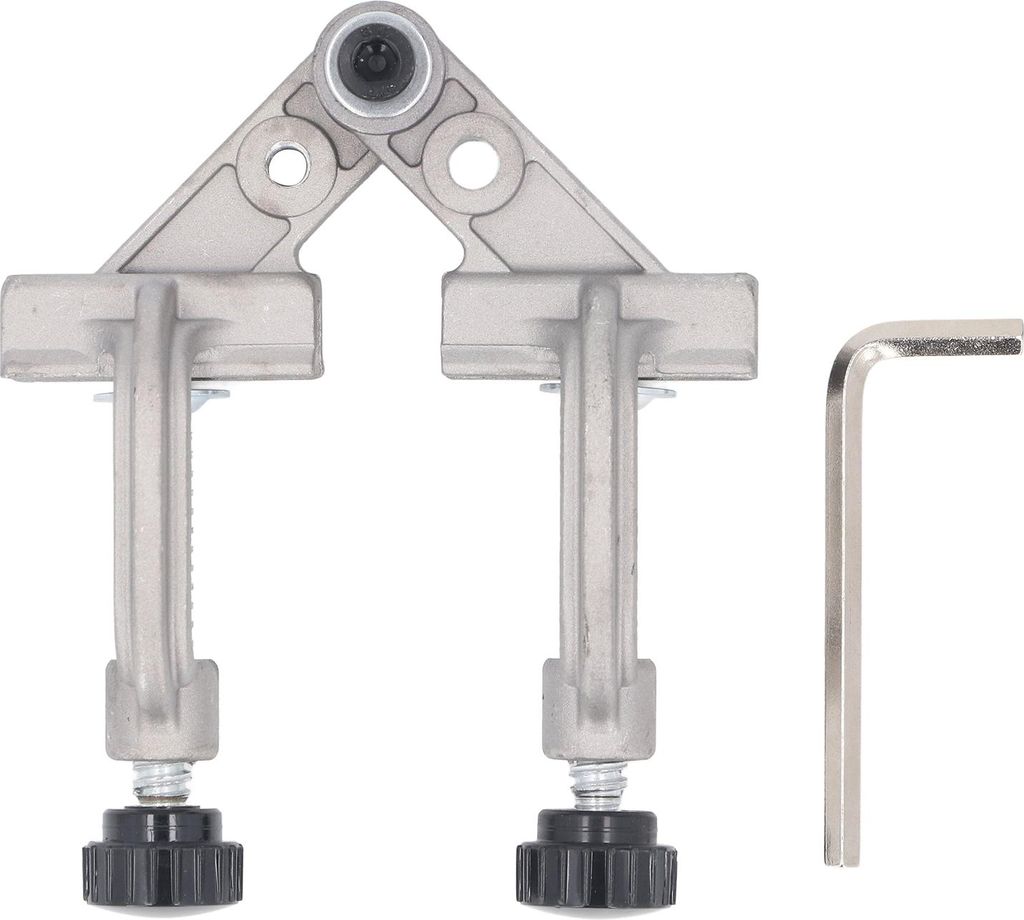 Doppelgriff-Rohrschelle aus Aluminium-Druckguss, 10-180° Schnellverschluss-Winkelklemme für Holzbearbeitung