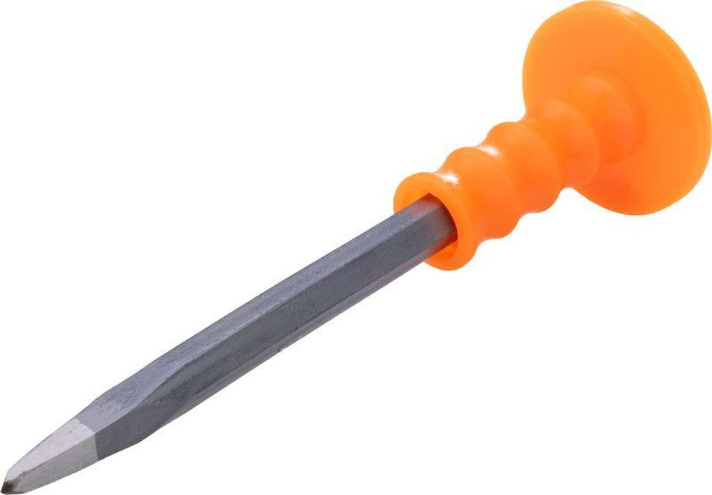 Meißel Strend Pro CC481, 250 mm, spitz, mit PVC-Griff und Schutz